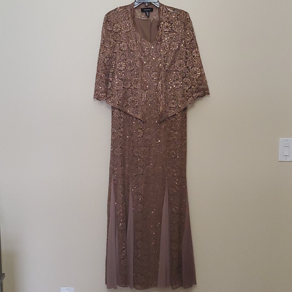 Embellished Formal Dress with Jacket